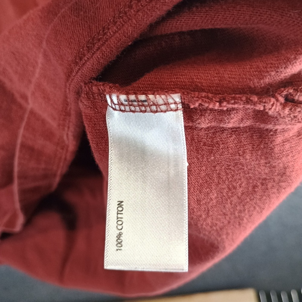 Duluth Trading Co Shirt Mens 2XL Red Long Tail Pocket Relaxed‎ Workwear Outdoor - Picture 6 of 12